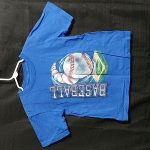 3/$15 Simply for Sports Blue Baseball Tee Shirt